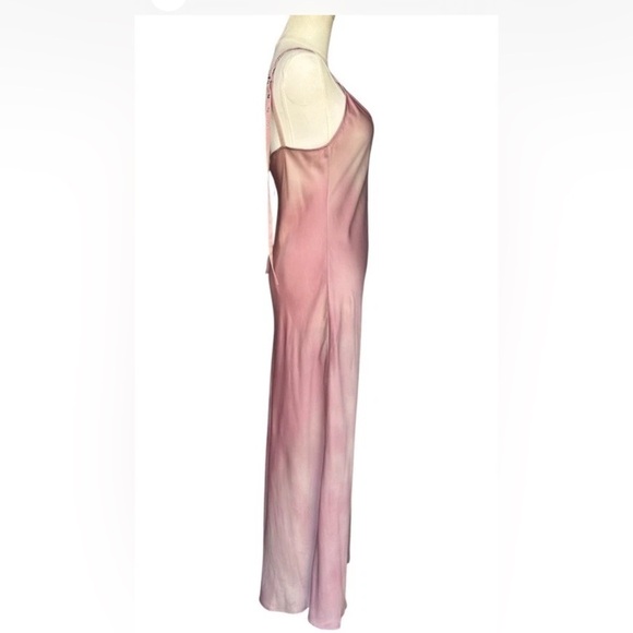 Acne Studios Darma Ombré Satin Slipdress Ballet Goth Size 38/Size 6 - Picture 6 of 9